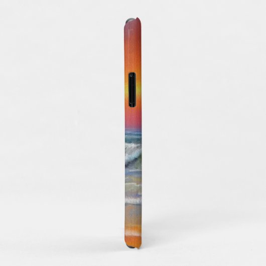 Zee Sunset iPhone Case Abstract (Achterkant/rechts)