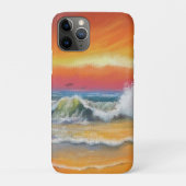 Zee Sunset iPhone Case Abstract (Achterkant)