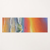 Zee Sunset Waves Yoga Mat (Voorkant (horizontaal))