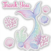 Zee thema party sticker. sticker (Voorkant)