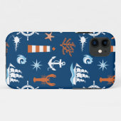 Zee Thema Patroon 1 Case-Mate iPhone Case (Achterkant (horizontaal))