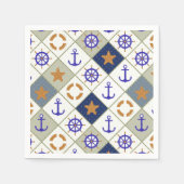 Zee-themapatroon Servet (Voorkant)