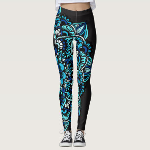 Zee Toned Mandala Leggings