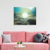 Zee Treasure - Gewatteerd Canvas Afdruk (Insitu (Woonkamer))