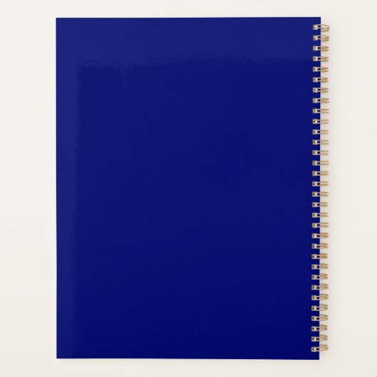 Zee Turquoise Oceanlife Planner (Achterkant)