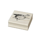 Zee Turtle 2 Rubberstempel (Stempel)