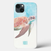 Zee Turtle Art Case-Mate iPhone Case (Achterkant)