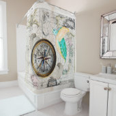 Zee Turtle Atlas Douchegordijn (In situ)