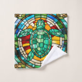 Zee Turtle Bad Handdoek (Wasdoekje)