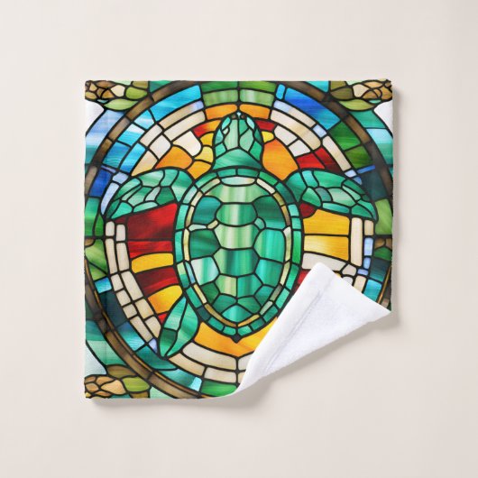 Zee Turtle Bad Handdoek (Wasdoekje)