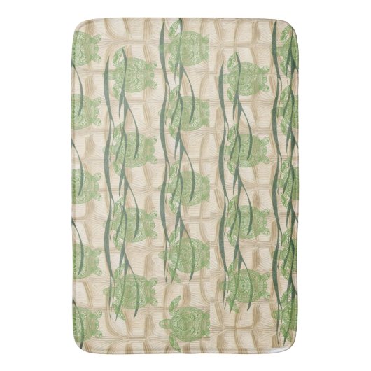 Zee Turtle Bath Mat (Voorkant Verticaal)