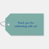 Zee Turtle Batik Cadeaulabel (Achterkant Horizontaal)