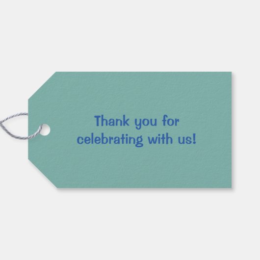 Zee Turtle Batik Cadeaulabel (Achterkant Horizontaal)