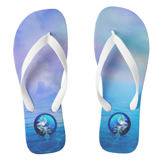ZEE TURTLE BLUE MOON RACE TEENSLIPPERS (Voetbed)