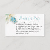 Zee Turtle Book for Baby Invitation Enclosure Card Informatiekaartje (Voorkant)