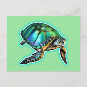 Zee Turtle Briefkaart