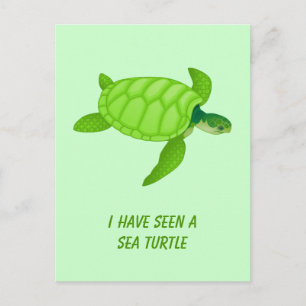 Zee Turtle Briefkaart