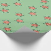 Zee Turtle Cadeaupapier (Hoek)