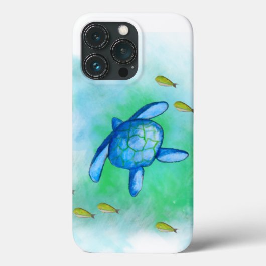 Zee Turtle Case-Mate iPhone Case (Achterkant)