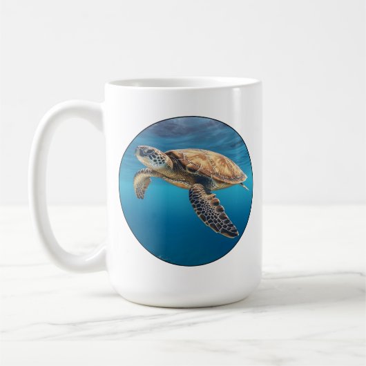 Zee Turtle Coffee Mok (Links)