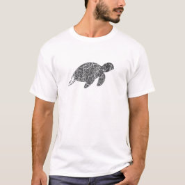Zee Turtle Distressed Print -  Zee Turtle T-shirt