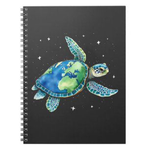 Zee Turtle Earth Day 2025 Zee dieren Notitieboek