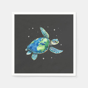 Zee Turtle Earth Day 2025 Zee dieren Servet