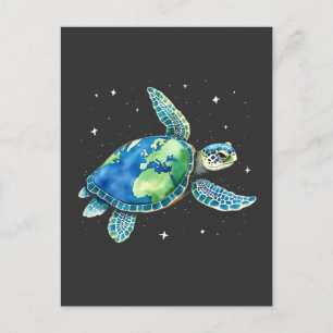 Zee Turtle Earth Day 2025 Zee dieren Uitnodiging Briefkaart