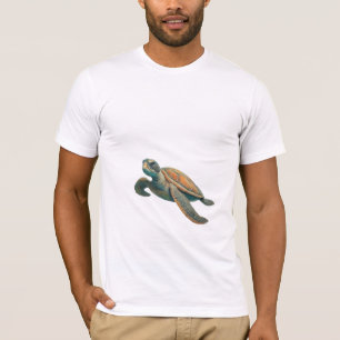 Zee Turtle Family in Coral Reef: T-shirt