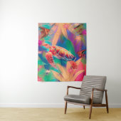 Zee Turtle Fantasy Scene medium Wandkleed (In situ)