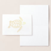 Zee Turtle Folie Kaarten (Display)