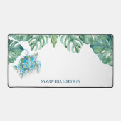 Zee Turtle Gepersonaliseerde Kantoor Decor Bureaumat (Voorkant)