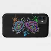 Zee Turtle Glow Case-Mate iPhone Case (Achterkant (horizontaal))