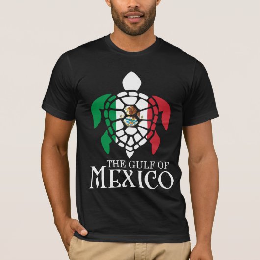 Zee Turtle Golf van Mexico T-shirt (Voorkant)