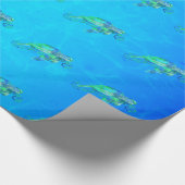 Zee Turtle Graphic Cadeaupapier (Hoek)