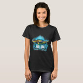 Zee Turtle Graphic Zomerlezing Oceaan T-shirt (Voorkant volledig)