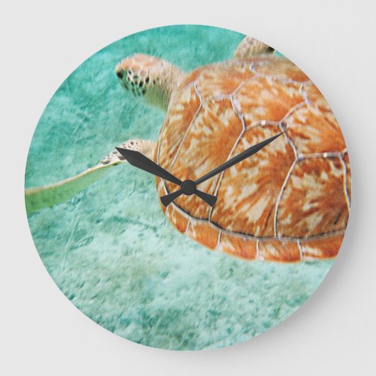 Zee Turtle Grote Klok (Voorkant)