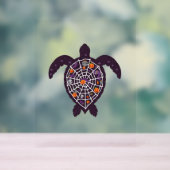 Zee Turtle Halloween Spider-Web Pumpkin Ghost Hall Acryl Bord (Neutraal)