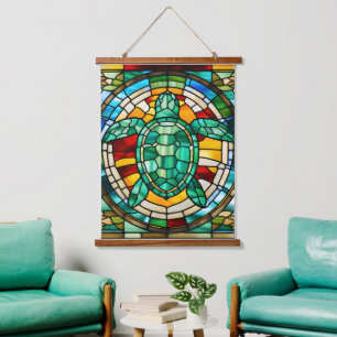 Zee Turtle Hangend Wandkleed
