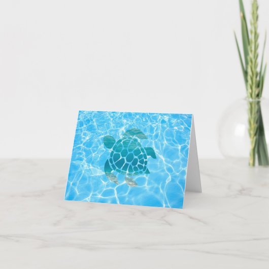 Zee Turtle Kaart (Voorkant)