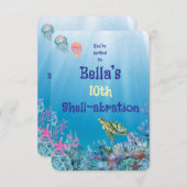 Zee Turtle Kaart (Voorkant / Achterkant)