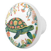 Zee Turtle Keramische Knop (Rechts)