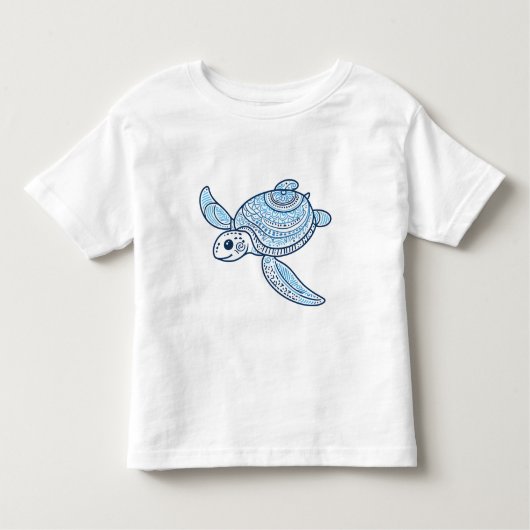 Zee Turtle Kinder Shirts (Voorkant)