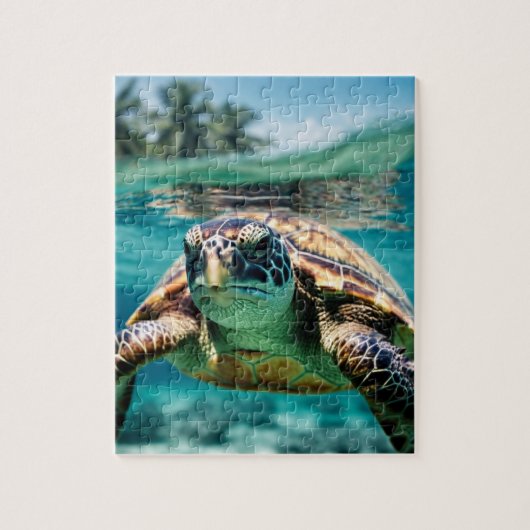 Zee Turtle Legpuzzel (Verticaal)