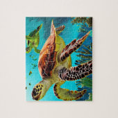 Zee Turtle Legpuzzel (Verticaal)