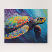 Zee Turtle Legpuzzel (Horizontaal)