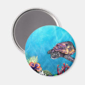 Zee Turtle Magneet (Voorkant / Achterkant)