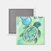 Zee Turtle Magneet (Voorkant / Achterkant)