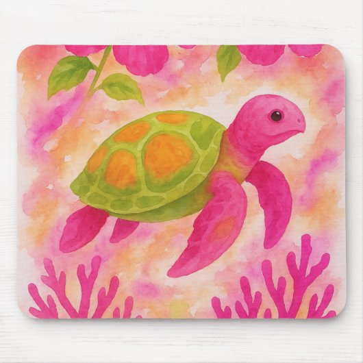 Zee Turtle Muismat (Voorkant)