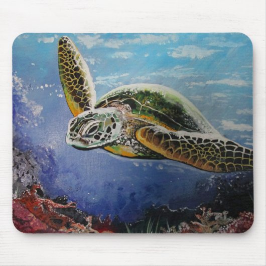 Zee Turtle Muismat (Voorkant)